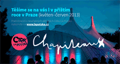 Desktop Screenshot of chapiteau-x.cz